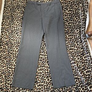 Old Navy Gray Pinstripe Stretch Dress Pants